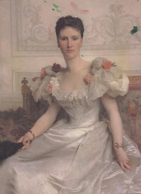 Adolphe William Bouguereau Portrait of Madame la Comtesse de Cambaceres (mk26) oil painting image
